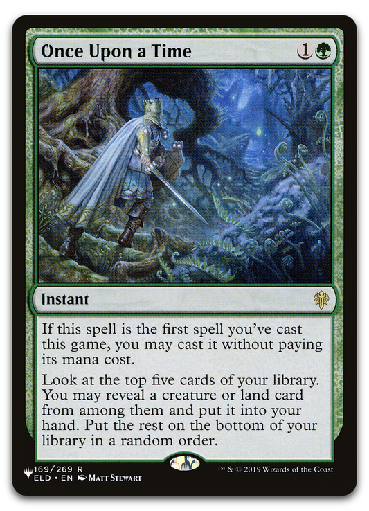 Once Upon a Time (The List Reprints)