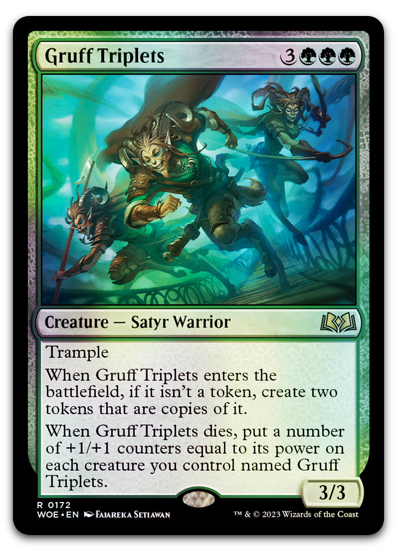 Gruff Triplets (Wilds of Eldraine)