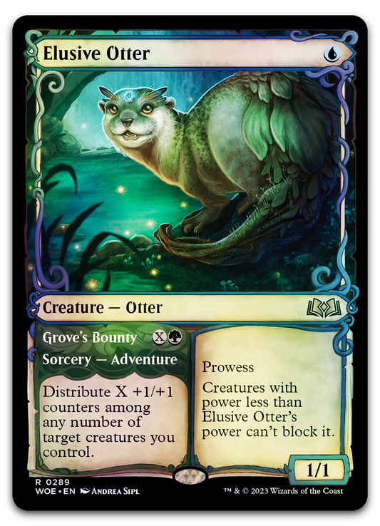 Elusive Otter (Showcase) (Wilds of Eldraine)