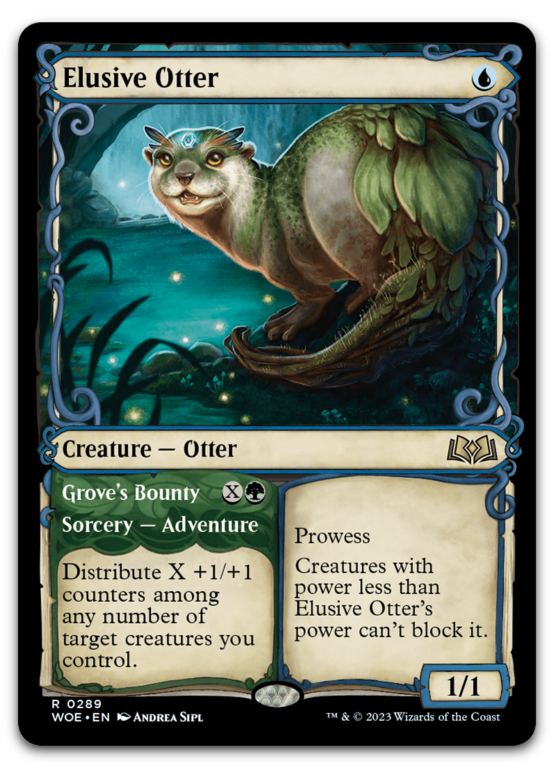 Elusive Otter (Showcase) (Wilds of Eldraine)