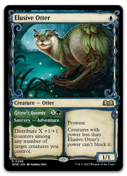 Elusive Otter (Showcase) (Wilds of Eldraine)