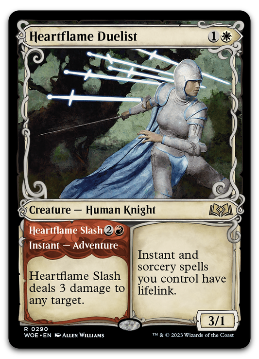 Heartflame Duelist (Showcase) (Wilds of Eldraine)