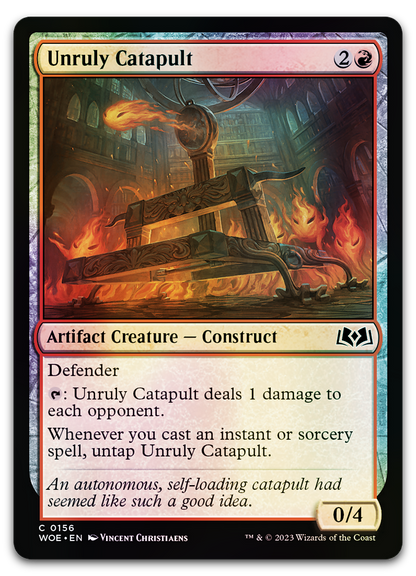 Unruly Catapult (Wilds of Eldraine)