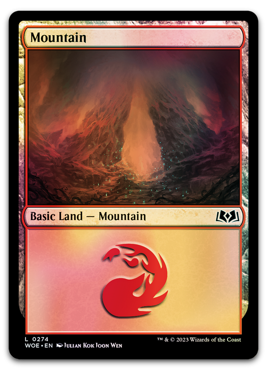 Mountain (0274) (Wilds of Eldraine)