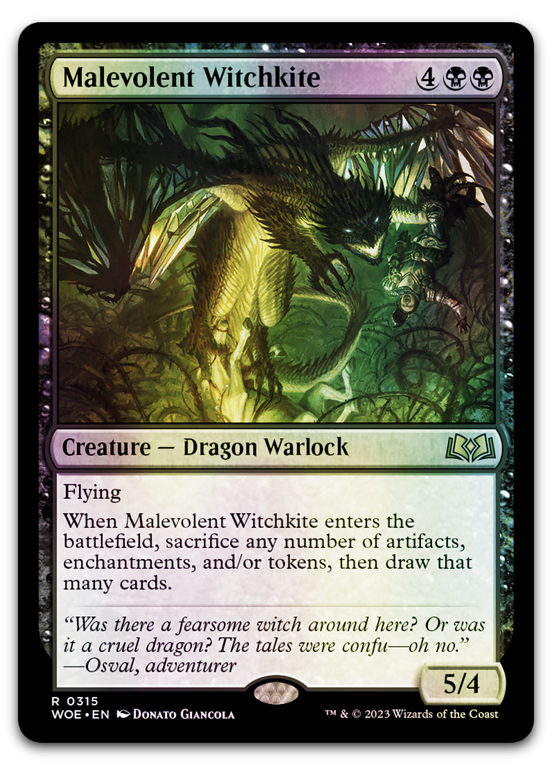 Malevolent Witchkite (Wilds of Eldraine)
