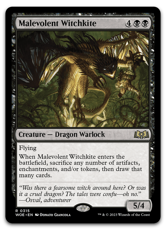 Malevolent Witchkite (Wilds of Eldraine)