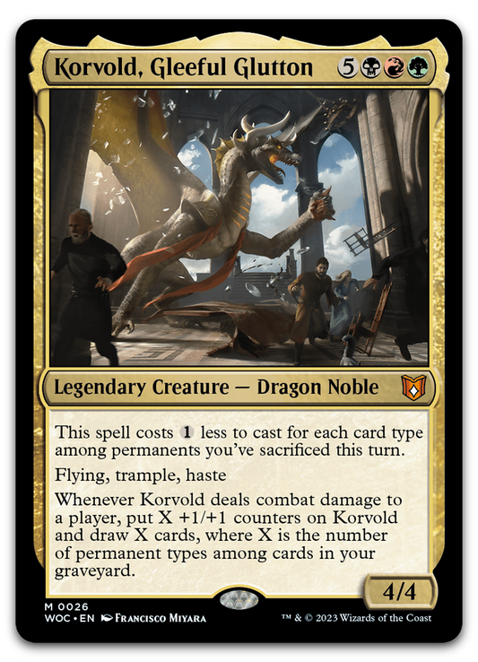 Korvold, Gleeful Glutton (Commander: Wilds of Eldraine)