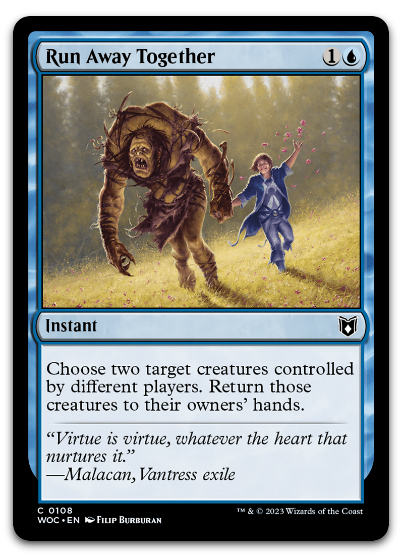 Run Away Together (Commander: Wilds of Eldraine)