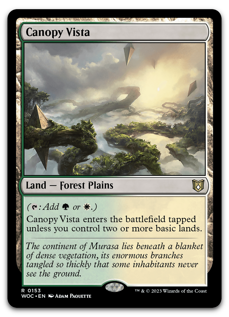 Canopy Vista (Commander: Wilds of Eldraine)