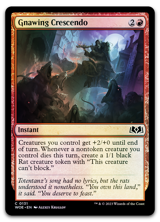 Gnawing Crescendo (Wilds of Eldraine)