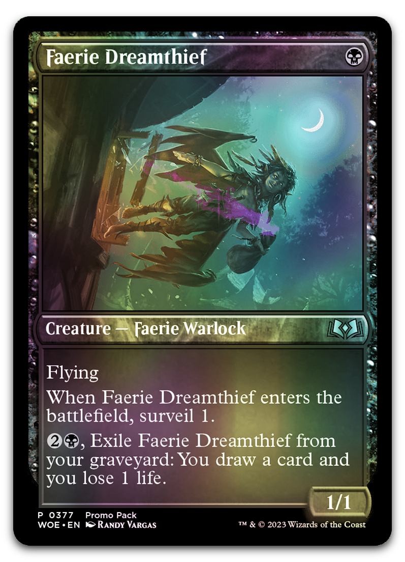 Faerie Dreamthief (Promo Pack: Wilds of Eldraine)