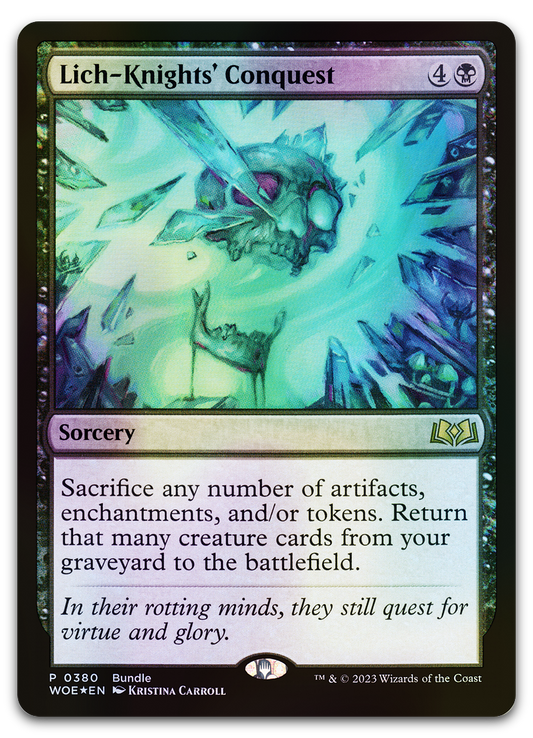 Lich-Knights' Conquest (WOE Bundle) (Unique and Miscellaneous Promos)