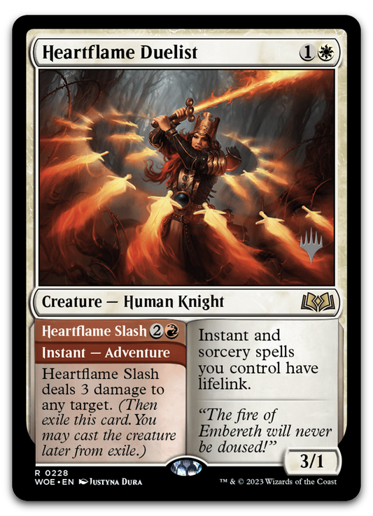 Heartflame Duelist (Promo Pack: Wilds of Eldraine)