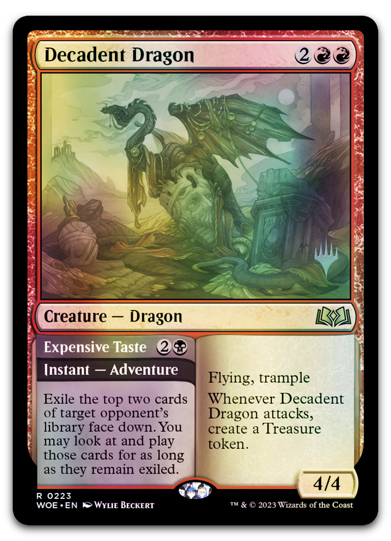 Decadent Dragon (Promo Pack: Wilds of Eldraine)