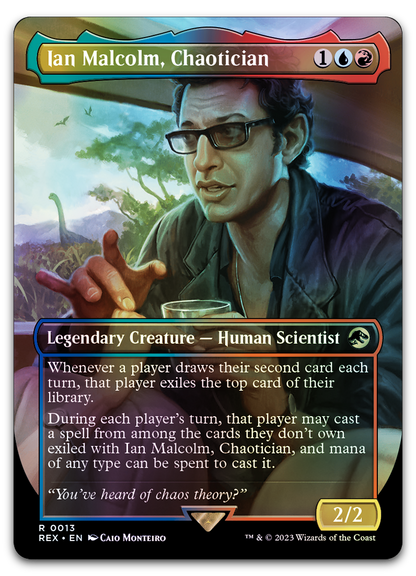 Ian Malcolm, Chaotician (Borderless) (Universes Beyond: Jurassic World Collection)
