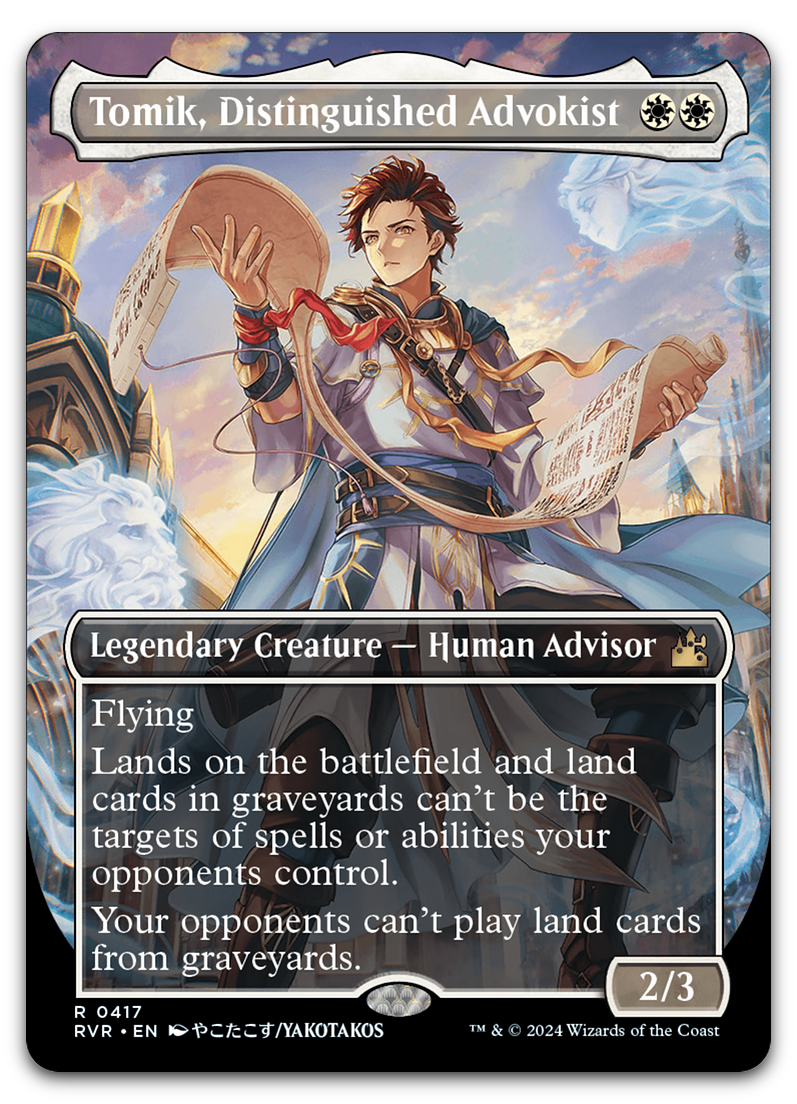 Tomik, Distinguished Advokist (Anime Borderless) (Ravnica Remastered)