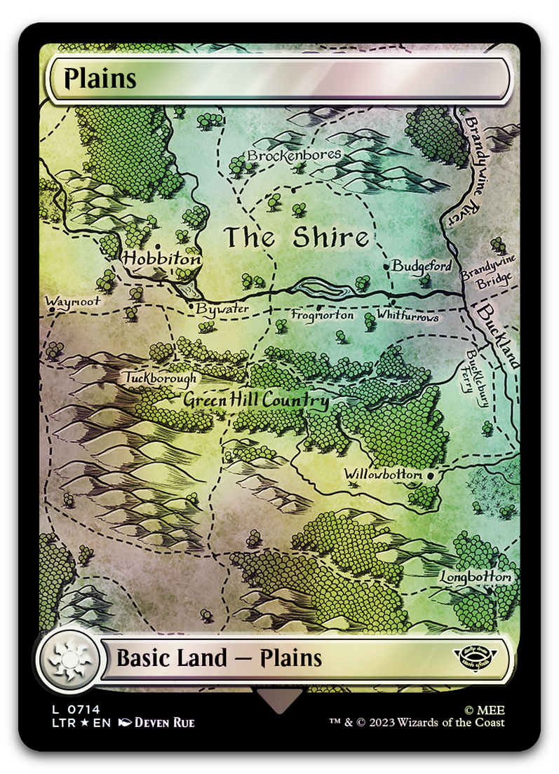 Plains (0714) (Surge Foil) (Universes Beyond: The Lord of the Rings: Tales of Middle-earth)