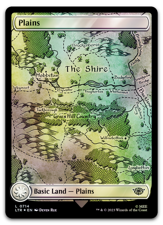 Plains (0714) (Surge Foil) (Universes Beyond: The Lord of the Rings: Tales of Middle-earth)