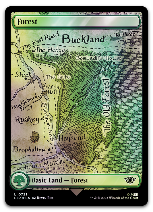 Forest (0721) (Surge Foil) (Universes Beyond: The Lord of the Rings: Tales of Middle-earth)