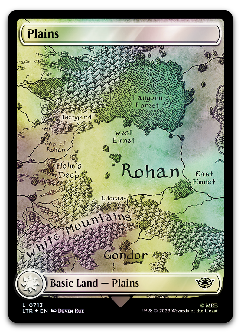 Plains (0713) (Surge Foil) (Universes Beyond: The Lord of the Rings: Tales of Middle-earth)