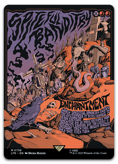 Spiteful Banditry (Borderless Poster) (Universes Beyond: The Lord of the Rings: Tales of Middle-earth)