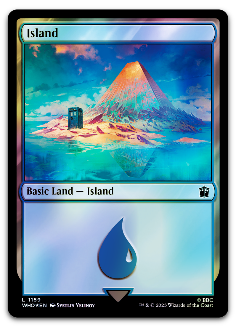 Island (1159) (Surge Foil) (Universes Beyond: Doctor Who)