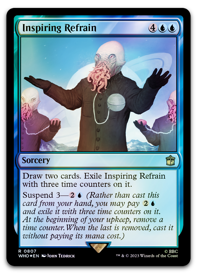 Inspiring Refrain (Surge Foil) (Universes Beyond: Doctor Who)