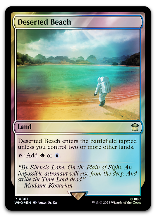 Deserted Beach (Surge Foil) (Universes Beyond: Doctor Who)