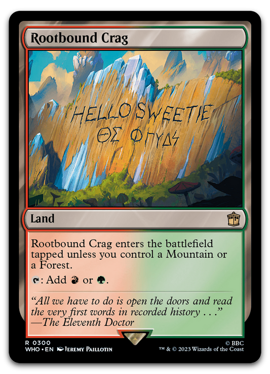 Rootbound Crag (Universes Beyond: Doctor Who)