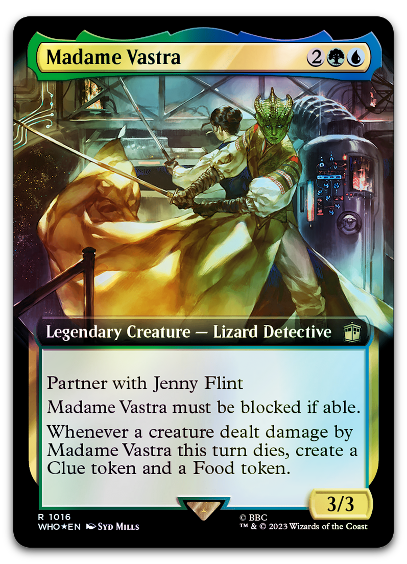 Madame Vastra (Extended Art) (Surge Foil) (Universes Beyond: Doctor Who)