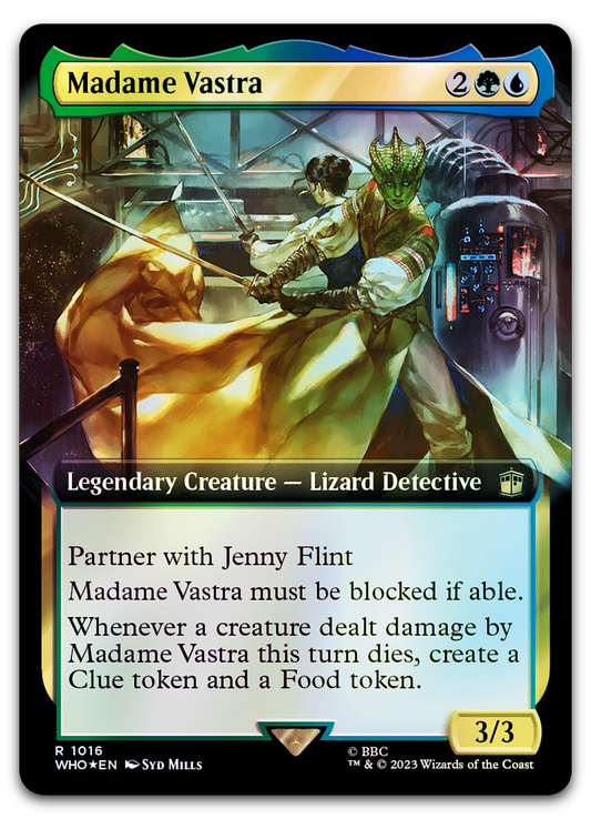 Madame Vastra (Extended Art) (Surge Foil) (Universes Beyond: Doctor Who)