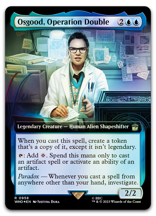 Osgood, Operation Double (Extended Art) (Surge Foil) (Universes Beyond: Doctor Who)