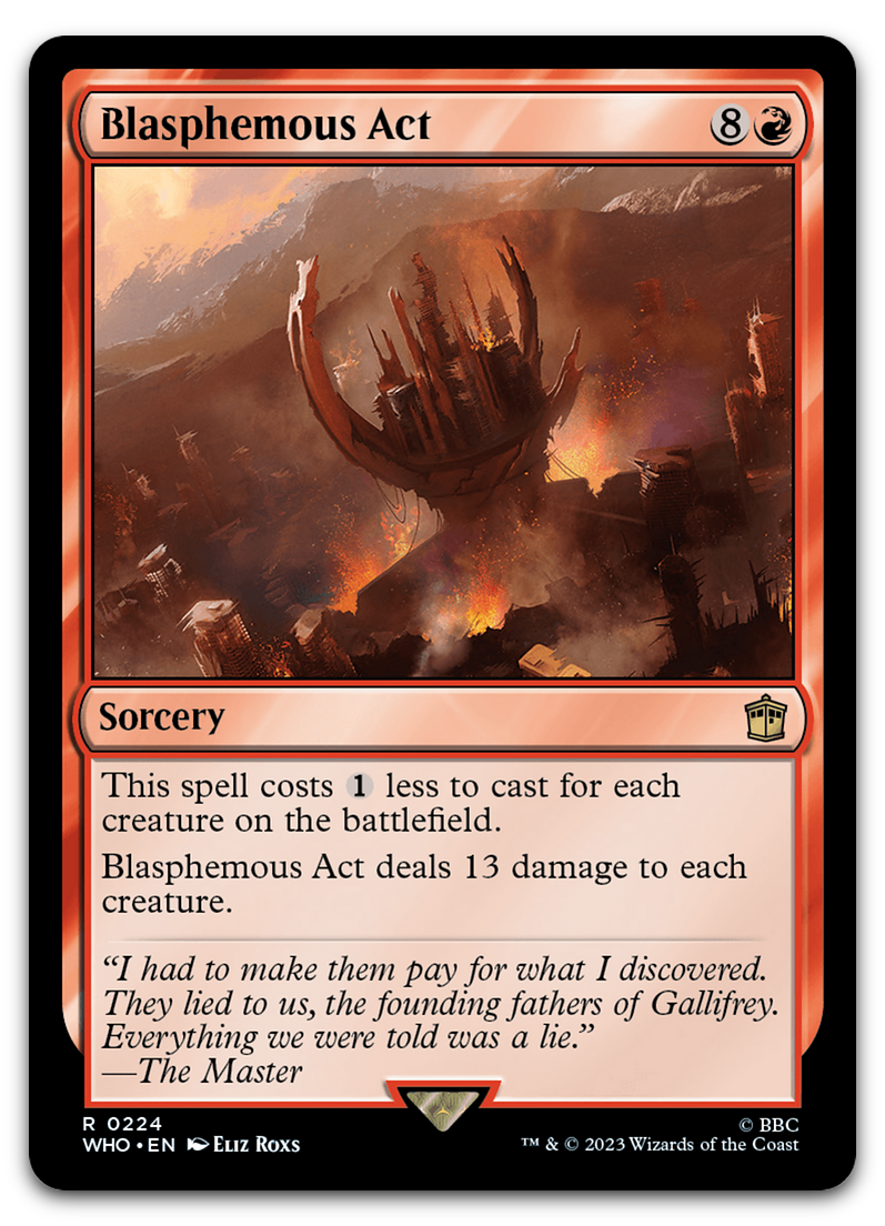 Blasphemous Act (Universes Beyond: Doctor Who)