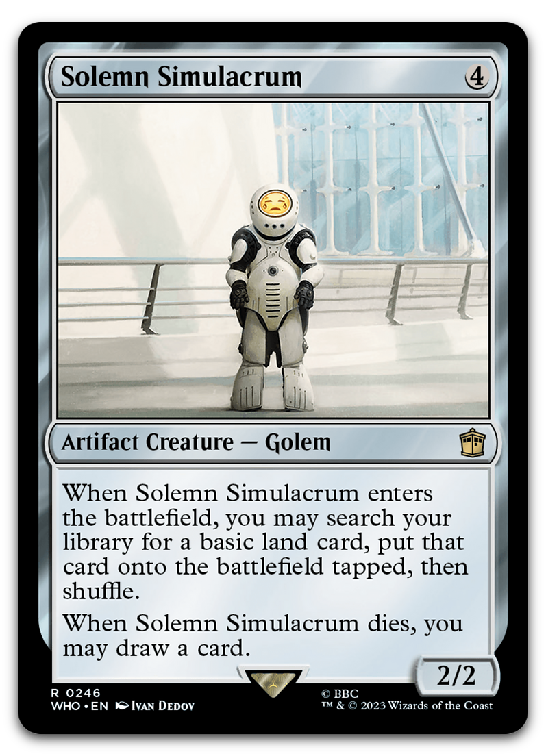 Solemn Simulacrum (Universes Beyond: Doctor Who)