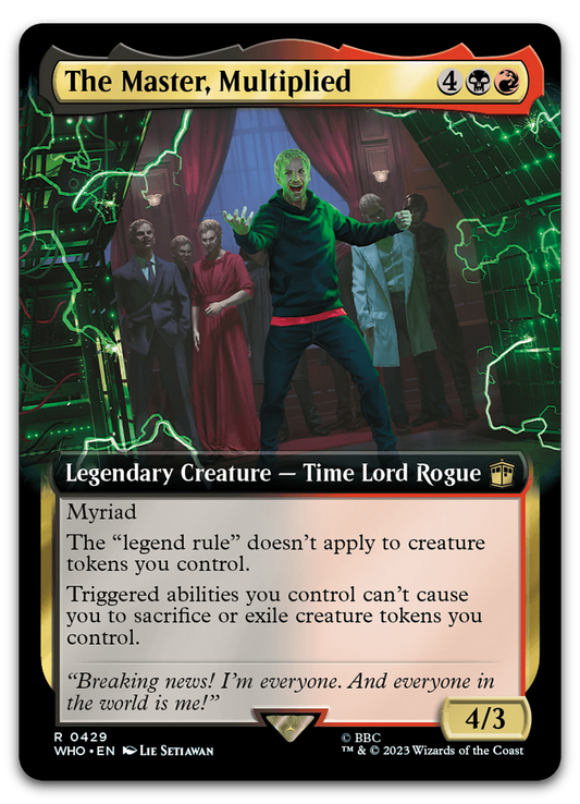The Master, Multiplied (Extended Art) (Universes Beyond: Doctor Who)