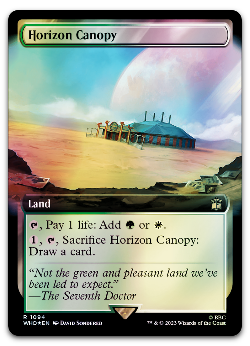 Horizon Canopy (Extended Art) (Surge Foil) (Universes Beyond: Doctor Who)