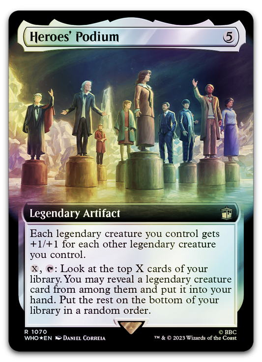 Heroes' Podium (Extended Art) (Surge Foil) (Universes Beyond: Doctor Who)