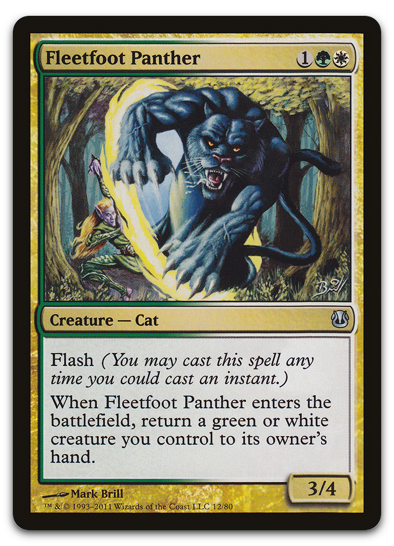 Fleetfoot Panther (Duel Decks: Ajani vs. Nicol Bolas)