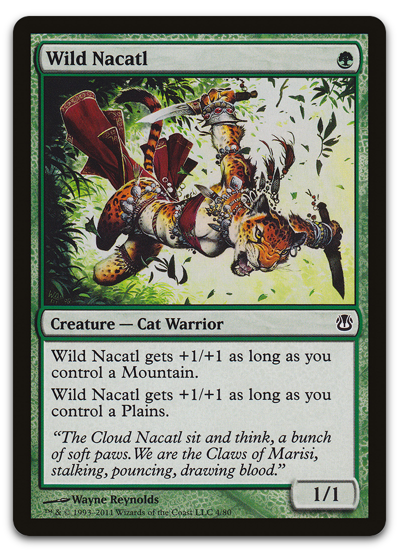 Wild Nacatl (Duel Decks: Ajani vs. Nicol Bolas)
