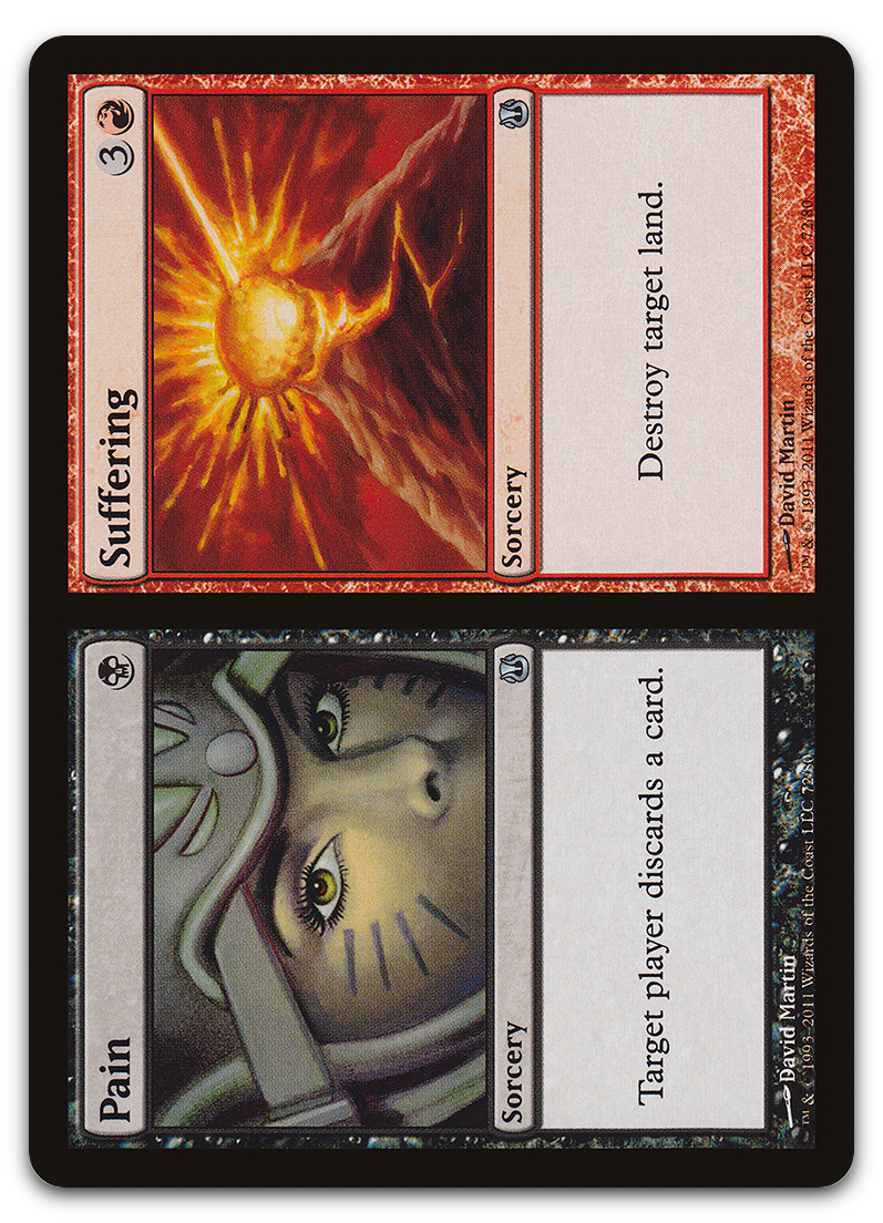 Pain // Suffering (Duel Decks: Ajani vs. Nicol Bolas)