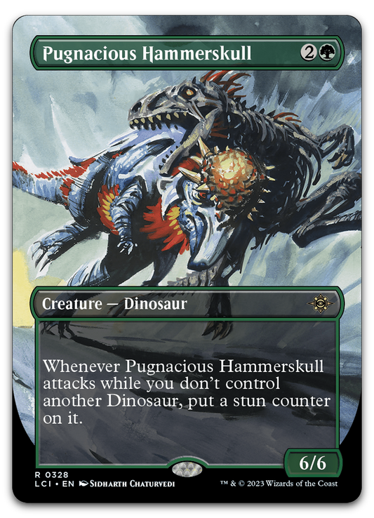 Pugnacious Hammerskull (Borderless) (The Lost Caverns of Ixalan)