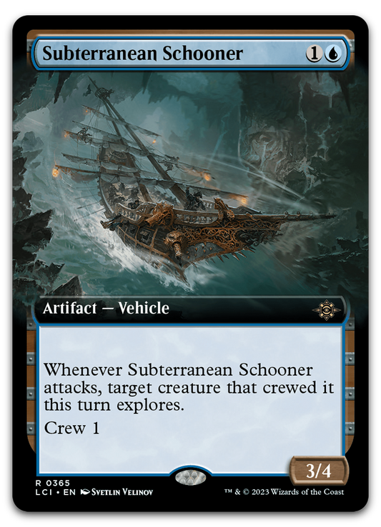 Subterranean Schooner (Extended Art) (The Lost Caverns of Ixalan)
