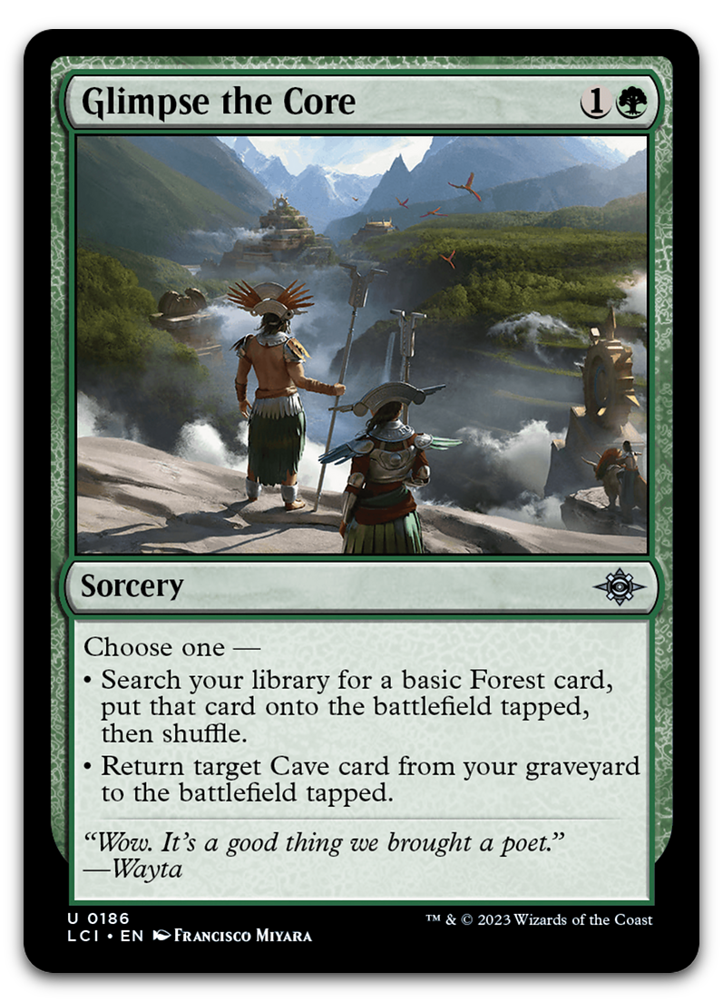 Glimpse the Core (The Lost Caverns of Ixalan)