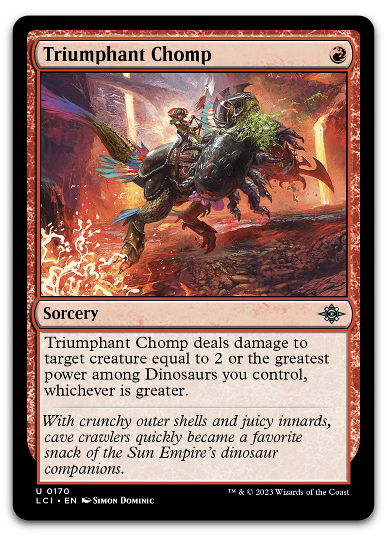 Triumphant Chomp (The Lost Caverns of Ixalan)