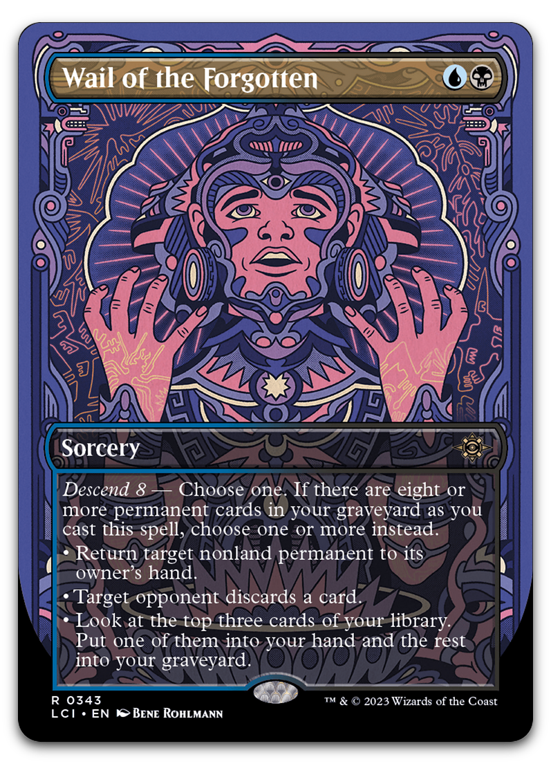 Wail of the Forgotten (Borderless) (The Lost Caverns of Ixalan)