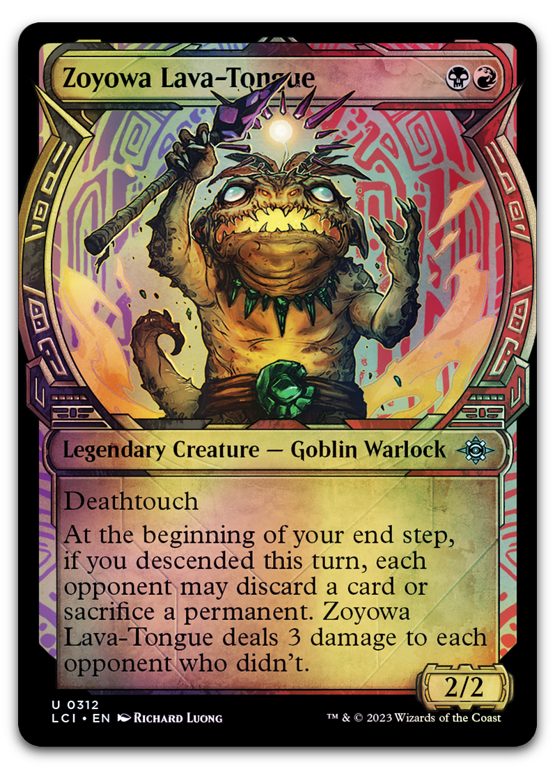 Zoyowa Lava-Tongue (Showcase) (The Lost Caverns of Ixalan)