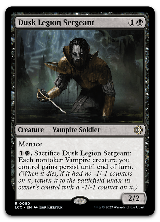 Dusk Legion Sergeant (Commander: The Lost Caverns of Ixalan)
