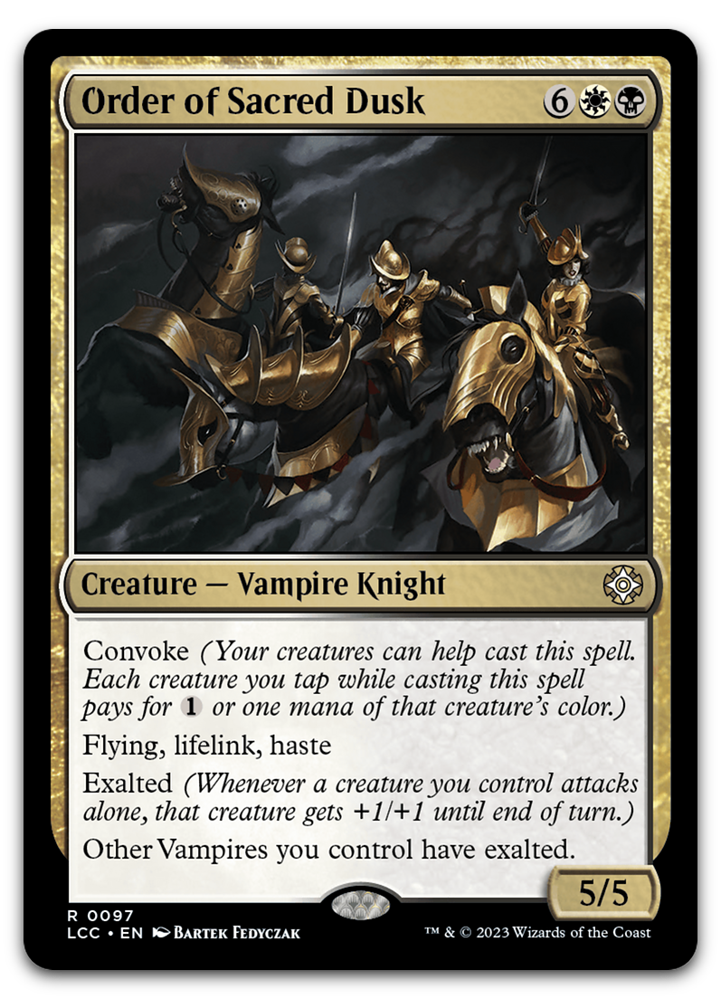 Order of Sacred Dusk (Commander: The Lost Caverns of Ixalan)