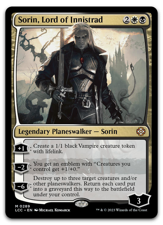 Sorin, Lord of Innistrad (Commander: The Lost Caverns of Ixalan)
