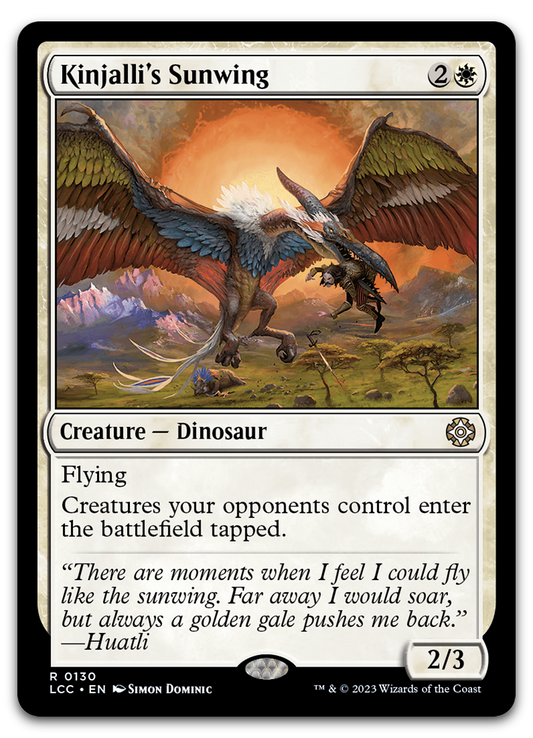Kinjalli's Sunwing (Commander: The Lost Caverns of Ixalan)